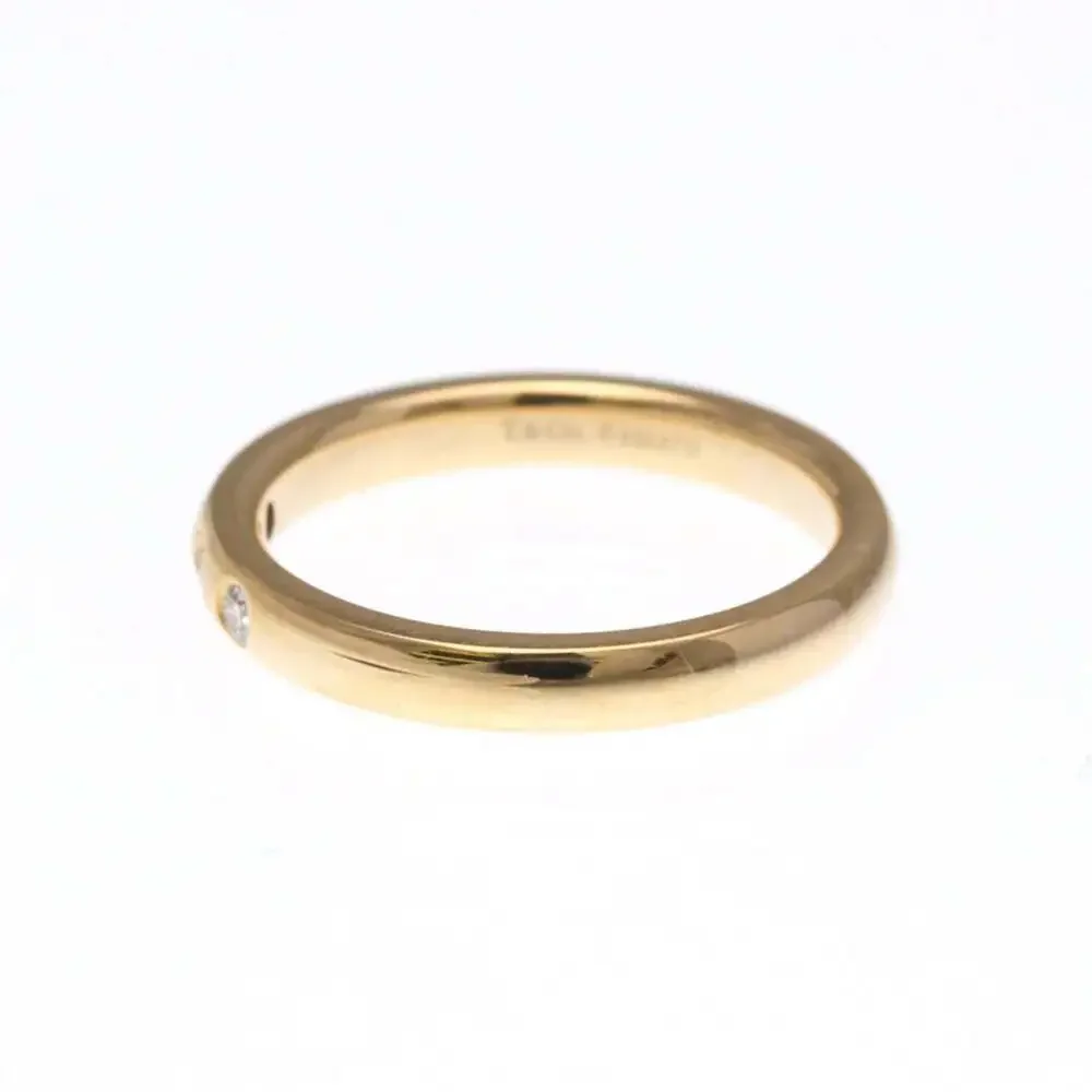 TIFFANY 18k Gold Diamond Ring